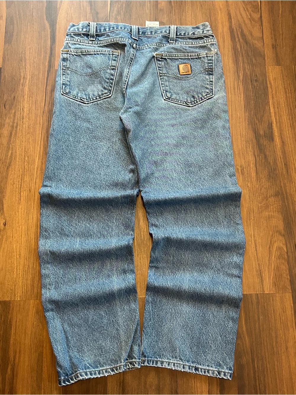 Carhartt Men’s Straight Leg Denim Jeans - Light Blue